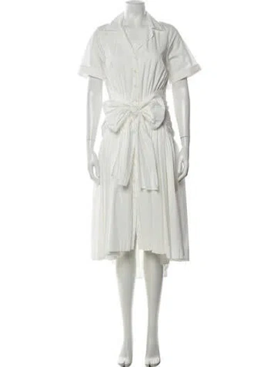 Pre-owned Rosie Assoulin Midi Length Dress W/ Tags In White