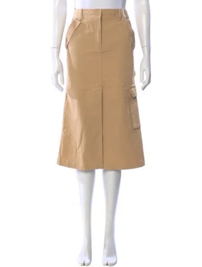 Pre-owned Rosie Assoulin Midi Length Skirt In Neutral