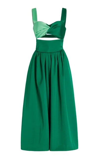 Rosie Assoulin Morning After Dress In Green