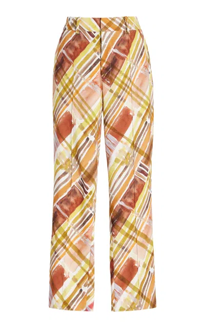 Rosie Assoulin Oboe Pant In Plaid