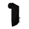 Rosie Assoulin One-shoulder Puff-sleeve Ruched Midi Dress In Black