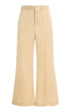 Rosie Assoulin Paneled & Piped Flare Pant