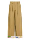 Rosie Assoulin Pleated Trousers In Yellow