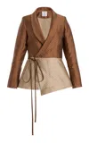 Rosie Assoulin Rapt Attention Blazer In Brown