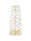 Rosie Assoulin Relaxed Fit Trousers In Tuplid Jacquard With Floral Pattern