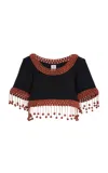 Rosie Assoulin Return Of The Mac(rame) Crop Top