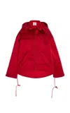 Rosie Assoulin Sarah Jessica Parka Silk Top In Red