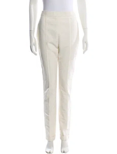 Pre-owned Rosie Assoulin Straight Leg Pants In Neutral