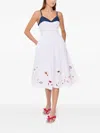 Rosie Assoulin The Undress Broderie-anglaise Poplin Dress In White