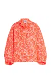 Shop Rosie Assoulin Tulip Pullover Top In Pink