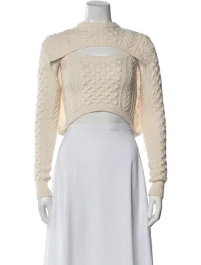 Pre-owned Rosie Assoulin Turtleneck Sweater In Neutral
