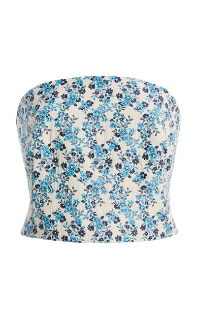 Rosie Assoulin Venus Jacquard Top In Multi