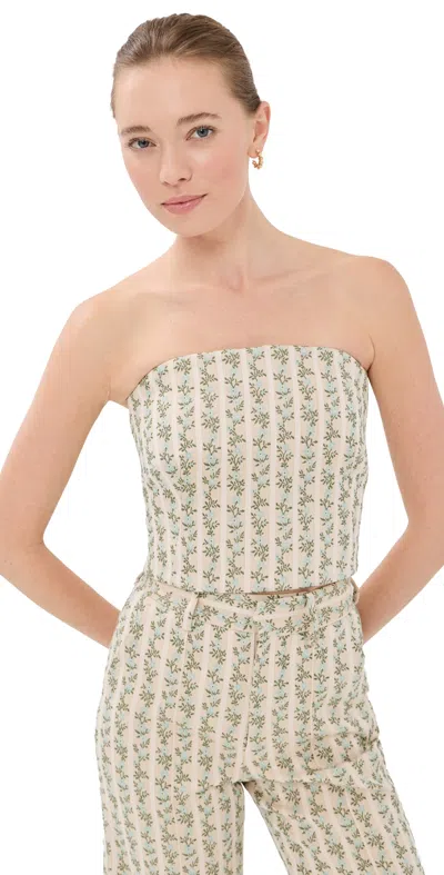 Rosie Assoulin Venus Top Cream In White