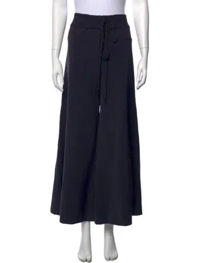 Pre-owned Rosie Assoulin Wide Leg Pants In Blue