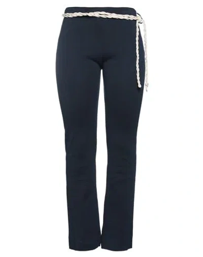 Rosie Assoulin Woman Pants Midnight Blue Size S Cotton, Polyester