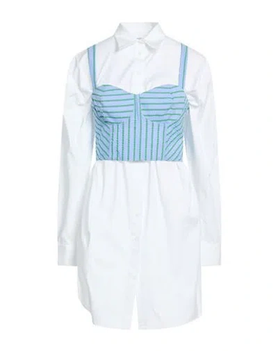 Rosie Assoulin Woman Shirt White Size 4 Cotton In Multi
