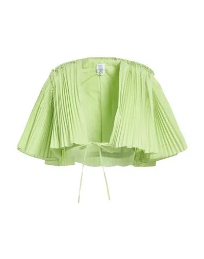 Rosie Assoulin Woman Top Light Green Size 0 Polyester, Cotton