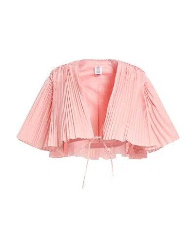 Rosie Assoulin Woman Top Salmon Pink Size 4 Polyester, Cotton