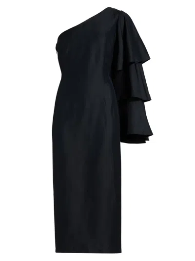 Rosie Assoulin Women's Bidi Bidi Bom Bom Cocktail Dress In Black