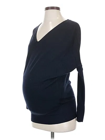 Pre-owned Rosie Pope Pullover Sweater In Blue