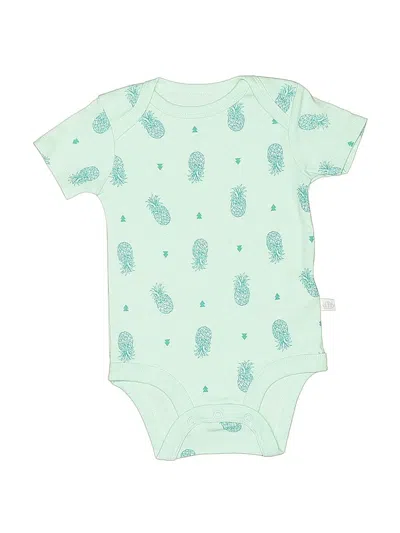 Pre-owned Rosie Pope Babies' Short Sleeve Onesie In Green