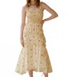 Rosie Posie Meadow Blossom Sundress In Yellow In Yellow