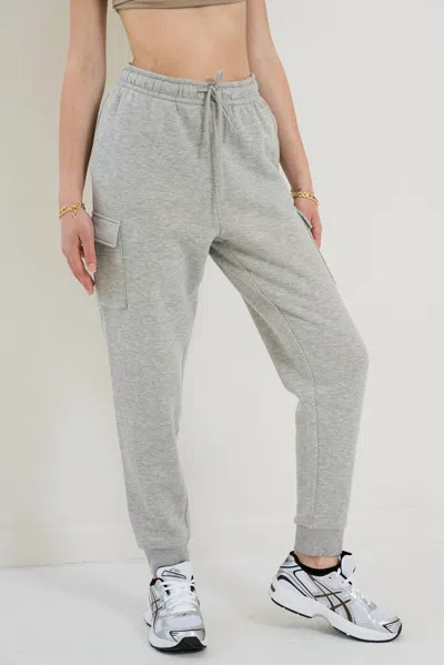 Rosio Amanda Jogger In Heather Grey In Gray