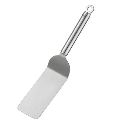 Rosle Angled Spatula, Stainless Steel In Metallic