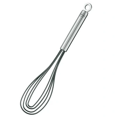 Rosle Silicone Coated Flat Whisk, 10.6-inch In Metallic