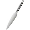 Rosle Stainless Steel Serrated Pie Server With Ergonomic Handle In Silver