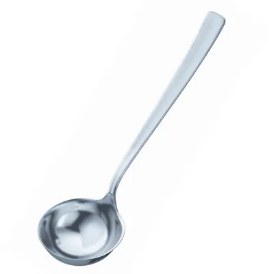 Rosle Stainless Steel Soup Ladle With Flat Handle, 2.7-ounce In Silver