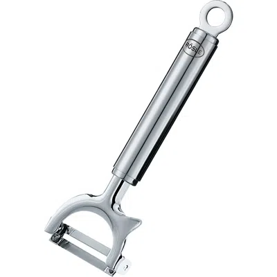 Rosle Stainless Steel Swivel Crosswise Vegetable Peeler, 1.5-inch In Gray
