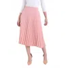 Roslyn Pleated Midi Skirt In Pink In Pink