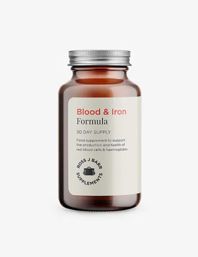 Ross J.barr Supplements Blood And Iron Formula 60 Capsules In Brown