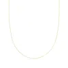 Ross-simons 0.8mm 14kt Yellow Gold Adjustable Snake Chain Necklace In Yellow