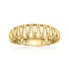 Ross-simons 10kt Yellow Gold Openwork Ring In Yellow