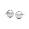 ROSS-SIMONS 10MM 14KT WHITE GOLD BALL STUD EARRINGS