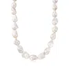 Ross-simons 12-15mm Cultured Baroque Pearl Necklace With 14kt Yellow Gold In Multi