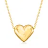 Ross-simons 14kt Yellow Gold Heart Necklace In Gold