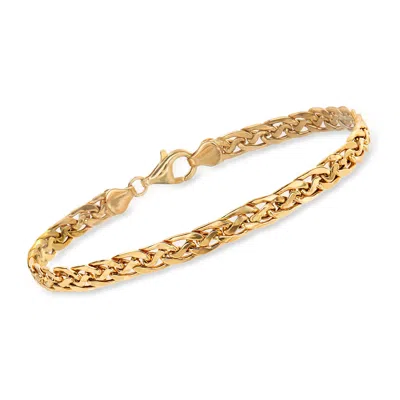 Ross-simons 14kt Yellow Gold Link Bracelet In Multi