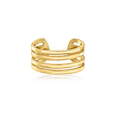 Ross-simons 14kt Yellow Gold Multi-row Single Ear Cuff