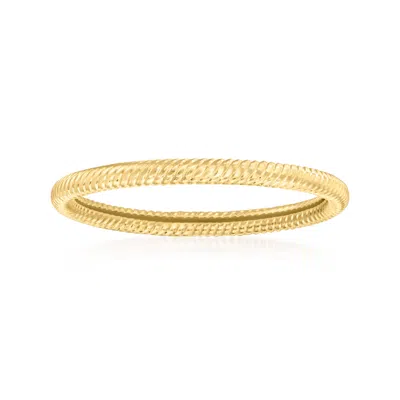 Ross-simons 14kt Yellow Gold Rope-style Ring
