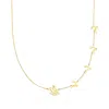 Ross-simons 14kt Yellow Gold Santa's Sleigh Station Necklace In Gold