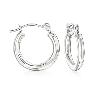 Ross-simons 1.5mm 14kt White Gold Small Hoop Earrings