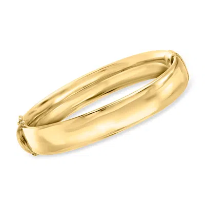 Ross-simons 18kt Gold Over Sterling Bangle Bracelet In Multi