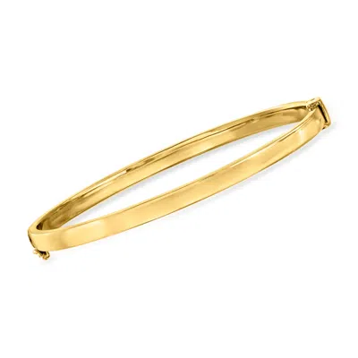 Ross-simons 18kt Gold Over Sterling Bangle Bracelet In Multi