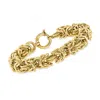 Ross-simons 18kt Gold Over Sterling Byzantine Bracelet