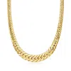 Ross-simons 18kt Gold Over Sterling Graduated Cuban-link Necklace In Gold