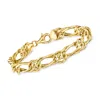 Ross-simons 18kt Gold Over Sterling Multi-link Bracelet In Multi