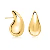 Ross-simons 18kt Gold Over Sterling Teardrop Earrings In Gold